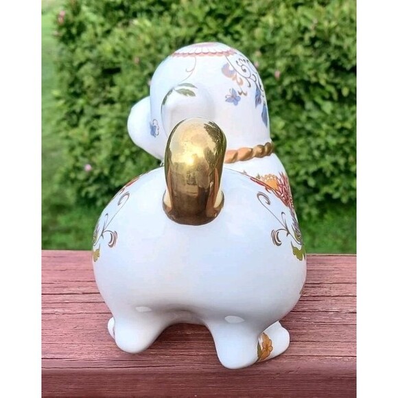 Vintage 1987 The Imperial Puppy Of Satsuma Hand Painted Porcelain Franklin Mint - Picture 5 of 6